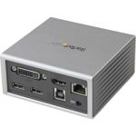 StarTech.com HDMI and DVI Dual-Monitor Docking Station for Laptops - Single 4K Support - USB 3.0