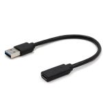 ProXtend USBA3-USBCF-0002 USB cable 0.2 m USB 3.2 Gen 1 (3.1 Gen 1) USB A USB C Black