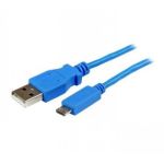 StarTech.com Micro-USB Cable - M/M - 1m, Blue