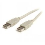 StarTech.com 6 ft Beige A to A USB 2.0 Cable - M/M