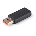StarTech.com Secure Charging USB Data Blocker Adapter â€“ Male to Female USB-A Charge-Only Adapter â€“ No-Data Charge/Power-Only Adapter for Phone/Tablet â€“ Data Blocking USB Protector Adapter