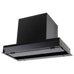 electriQ 60cm Integrated Cooker Hood with Gesture Control - Black