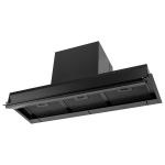 electriQ 90cm Integrated Cooker Hood with Gesture Control - Black