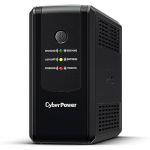 CyberPower UT 800VA Line Interactive Tower UPS, 400W, LED Indicators, 4x UK Plug, AVR Energy Saving