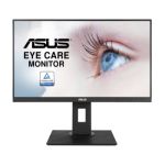 ASUS VA24DQLB 24 (23.8) Monitor FHD (1920x1080) IPS 75Hz Frameless DP HDMI D-Sub Flicker free Low Blue Light TUV certified