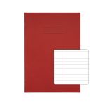 Rhino 13 x 9 Oversized Exercise Book 48 Page, Red, F8M (Pack of 50)