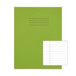 Rhino 9 x 7 Exercise Book 80 Page Light Green F8M (Pack of 100)