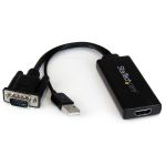 StarTech.com VGA to HDMI Adapter with USB Audio & Power ï¿½ï¿½ Portable VGA to HDMI Converter ï¿½ï¿½ 1080p