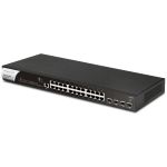 DrayTek VigorSwitch G2282x L2+ Managed 24-Port Gigabit Switch with 4 x 10GbE SFP+ Ports and Power Backup Input