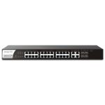 Draytek P1280 Managed Gigabit Ethernet Power over Ethernet (PoE) 1U Black