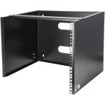StarTech.com Wall-Mount Bracket for Shallow Rack-Mount Equipment - Solid Steel - 8U