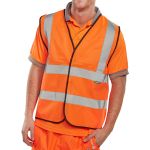 BEESWIFT Hi Viz Waistcoat Full App. G Orange 2XL