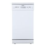 electriQ Freestanding Slimline Dishwasher - White