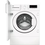 Beko b100 WTIK84111F Integrated 8kg 1400rpm Washing Machine with Quick Programme