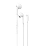 Maplin Wired Earbuds Lightning Hands Free Calling Volume Button - White