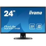 iiyama ProLite X2481HS-B1 LED display 59.9 cm (23.6") 1920 x 1080 pixels Full HD Black