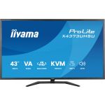 iiyama ProLite X4373UHSU-B2 computer monitor 108 cm (42.5") 3840 x 2160 pixels 4K Ultra HD LED Black