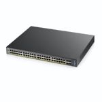Zyxel XGS2210-52HP Managed L2 Gigabit Ethernet (10/100/1000) Black Power over Ethernet (PoE)