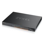 Zyxel XMG2230-28HP Managed L2/L3 2.5G Ethernet (100/1000/2500) Power over Ethernet (PoE) 1U Black