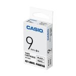 Casio XR-9WE1 Ribbon black on white 9mm x 8m for Casio Labelprinter 6-12mm/18mm/24mm