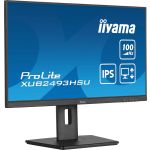 iiyama ProLite XUB2493HS-B6 computer monitor 60.5 cm (23.8") 1920 x 1080 pixels Full HD LED Black