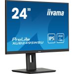 iiyama ProLite XUB2495WSU-B7 computer monitor 61 cm (24") 1920 x 1200 pixels 4K Ultra HD LED Black