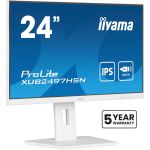 iiyama ProLite XUB2497HSN-W1 computer monitor 60.5 cm (23.8") 1920 x 1080 pixels Full HD LED White
