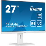 iiyama ProLite XUB2792QSU-W6 computer monitor 68.6 cm (27") 2560 x 1440 pixels Wide Quad HD LED White