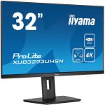 iiyama ProLite XUB3293UHSN-B5 computer monitor 80 cm (31.5") 3840 x 2160 pixels 4K Ultra HD LCD Blac