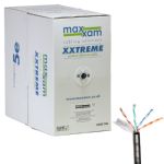 Cablenet Cat5e Black F/UTP Maxxam XXtreme Outdoor 24AWG Cable 305m Reel in Box