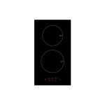 electriQ 30cm 2 Zone Domino Induction Hob - Plug In and Go