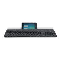 Logitech K780 keyboard RF Wireless + Bluetooth QWERTY UK English White