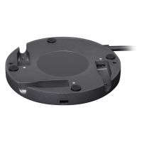 Logitech Rally Mic Pod Hub Black