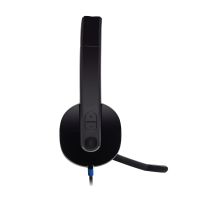 Logitech H540 USB Computer Headset Wired Head-band Office/Call center Black