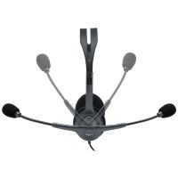 Logitech H111 Stereo Headset Wired Head-band Office/Call center Grey
