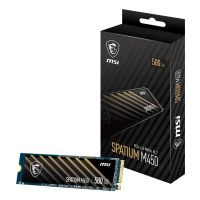 MSI Spatium M450 PCIe 4.0 NVMe M.2 500GB V1 PCI Express 4.0 3D NAND internal solid state drive