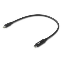 Ubiquiti UACC-Cable-USB-100W-0.3M-BK USB cable USB C Black, Grey