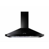 Rangemaster LEIHDC90BB cooker hood Wall-mounted Black 530 m³/h