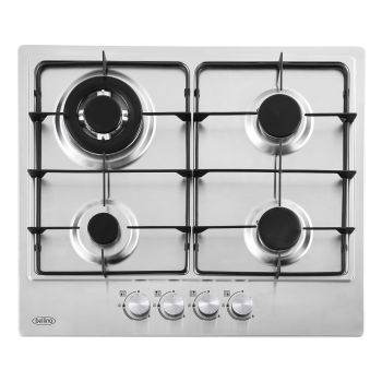 Belling 444411635 hob Stainless steel Built-in 60 cm Gas 4 zone(s)