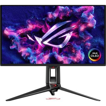 ASUS ROG Swift OLED PG27UCDM computer monitor 67.3 cm (26.5") 3840 x 2160 pixels 4K Ultra HD QD-OLED Black