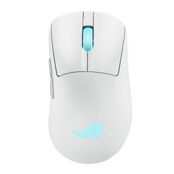 ASUS ROG Keris II Origin WHT mouse Gaming Right-hand RF Wireless + Bluetooth + USB Type-A Optical 42000 DPI