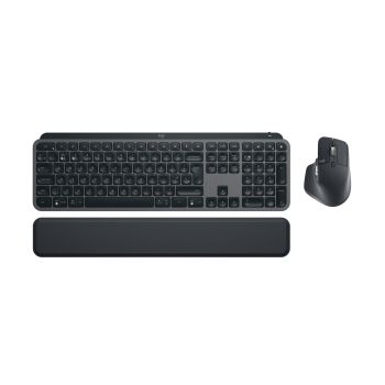Logitech MX Keys S Combo keyboard Mouse included Office RF Wireless + Bluetooth QWERTY UK English Graphite
