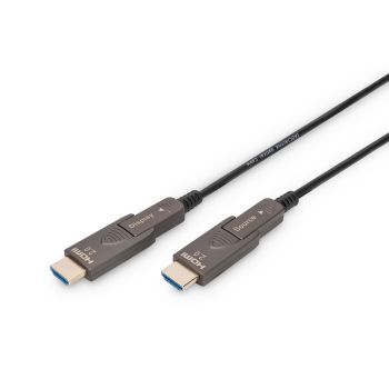 Digitus 4K - HDMIÂ® AOC Hybrid Fiber Optic Cable with 30m removable plug
