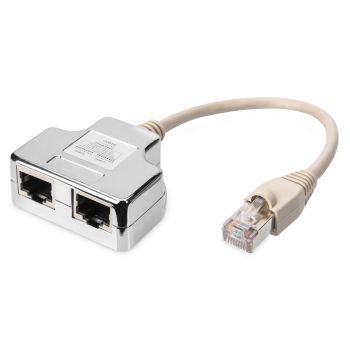 Digitus Patch Cable Adapter, CAT 5e, shielded - 1:1