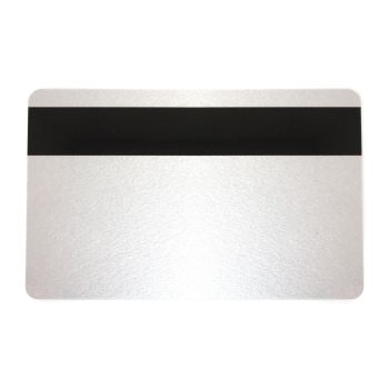 Dyestar Silver 760 Micron Plastic Cards With Hi-Co Magnetic Stripe (Pack of 100)