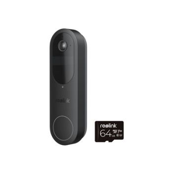 Reolink 2K+ BATTERY WIFI DOORBELL CHIME 64GB