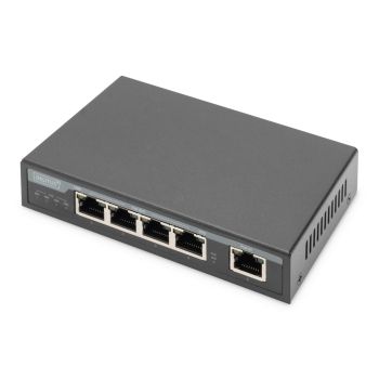 Digitus 4 Port Gigabit 4PPoE Extender, 802.3at, 60 W
