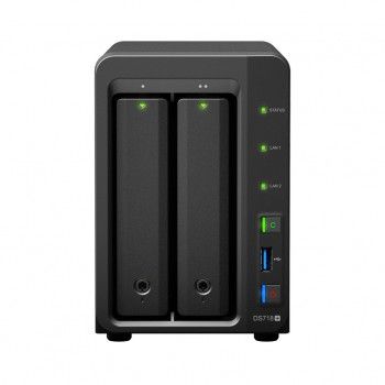 Synology DiskStation DS718+ Ethernet LAN Compact Black NAS