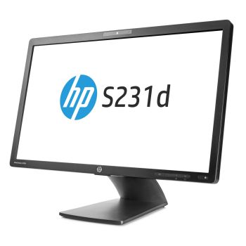 HP EliteDisplay S231d computer monitor 58.4 cm (23") 1920 x 1080 pixels Full HD LED Black
