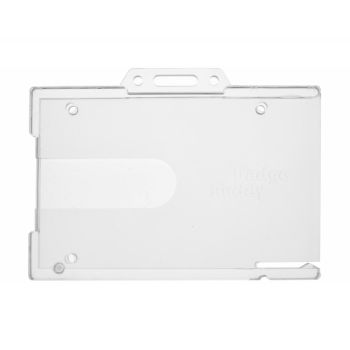 Badge Buddy Enclosed Badge Buddy ID Card Holders - Landscape (Pack of 100)